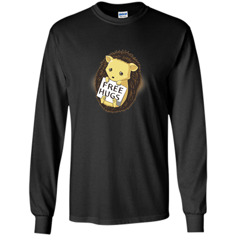 Free Hugs-porcupine-lovely unicorn t shirt