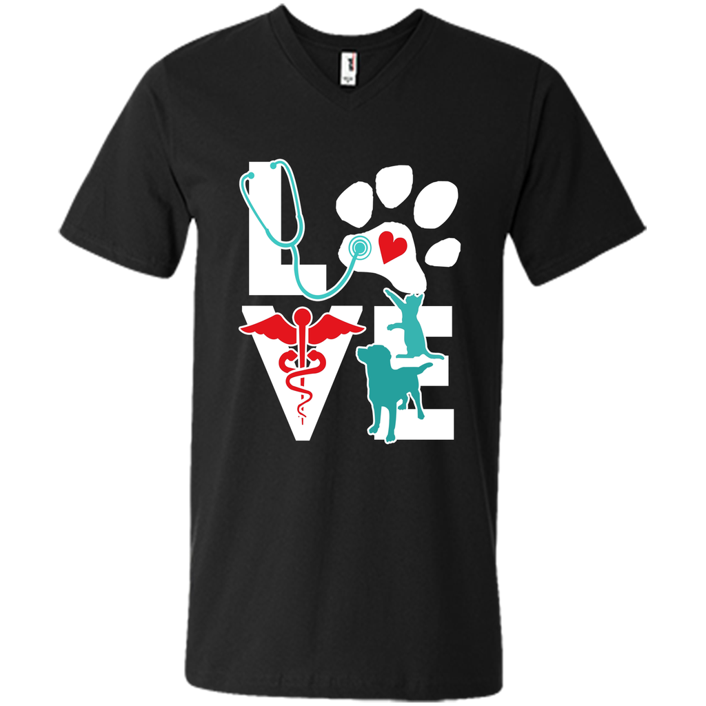 veterinarian love cat and dog veterinary t-shirt