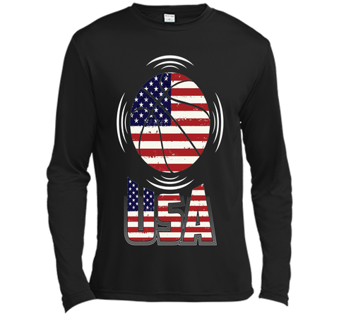 Basketball T Shirt with USA Flag Awesome T Shirt