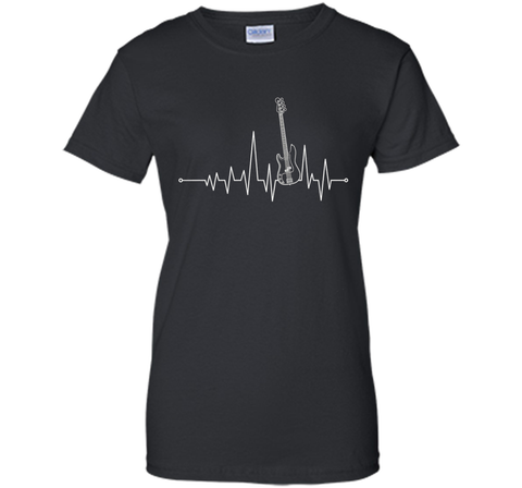 Guitar Heartbeat - Bass Guitar T shirt