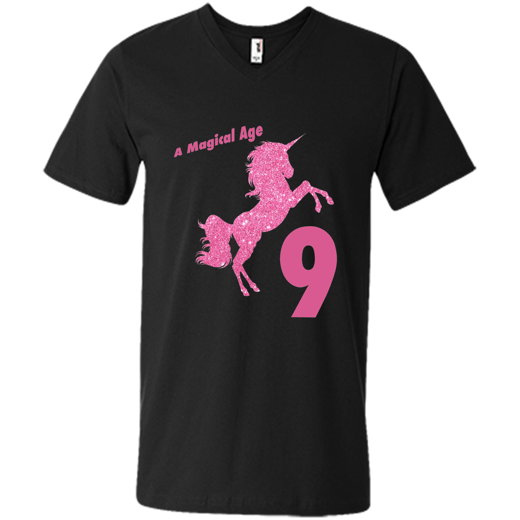 Kids 9th Birthday Unicorn Gift T-Shirt for 9 Year Old Girls
