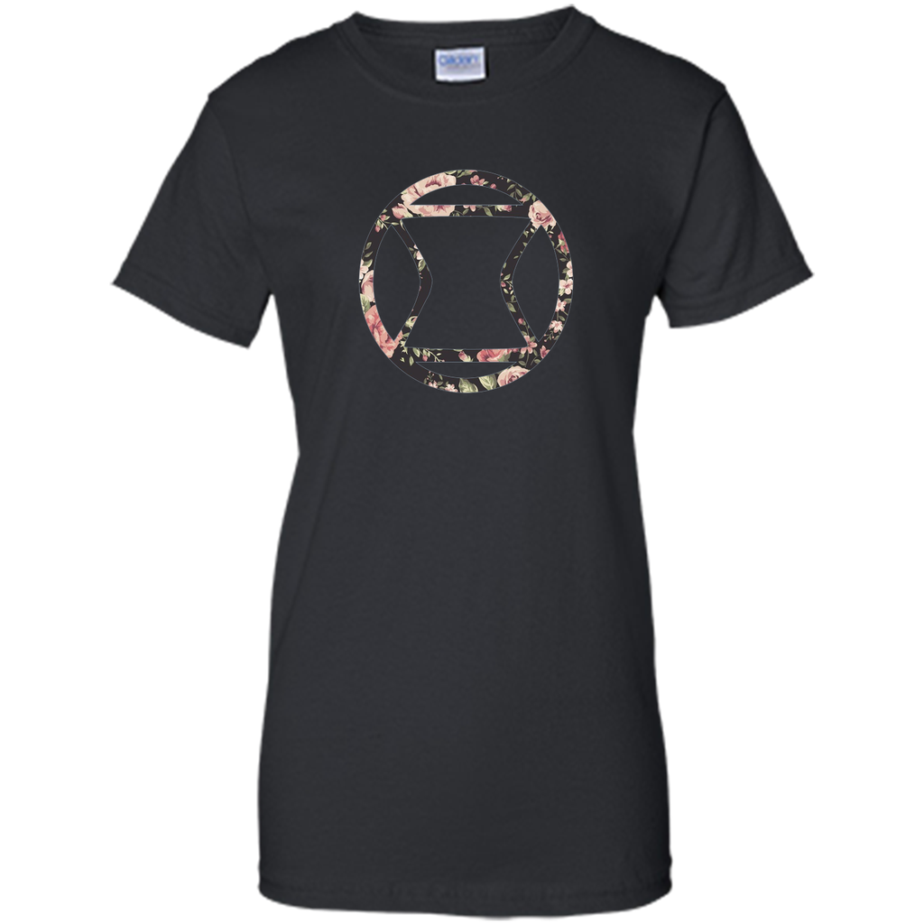 Black Widow Floral Graphic T-Shirt