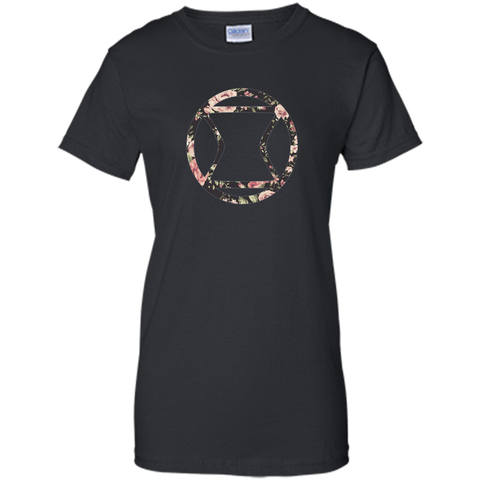 Black Widow Floral Graphic T-Shirt