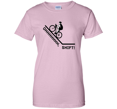 Oh Shift Bicycle Bike Rider Funny T-Shirt