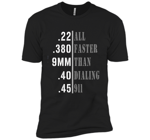 All Faster Than Dialing 911 Shirt Gun Lover Gift