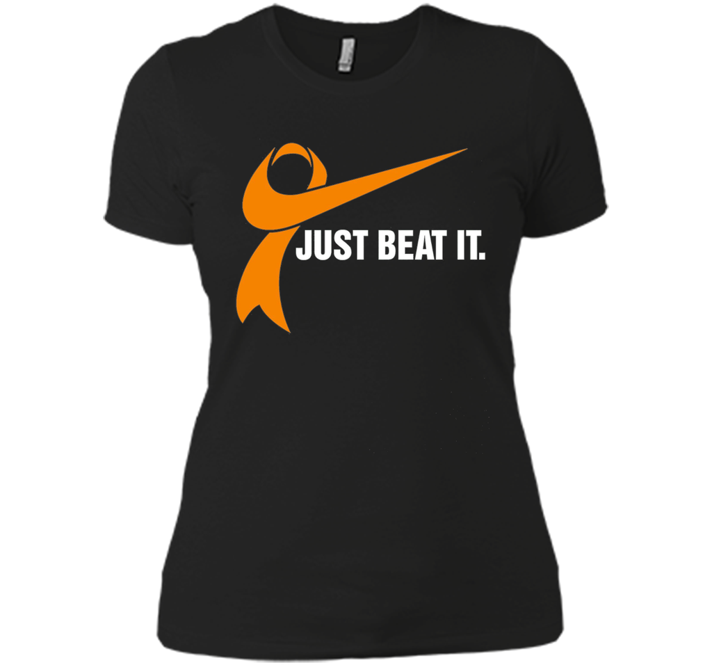 Just Beat It Orange Awareness Ribbon Shirt
