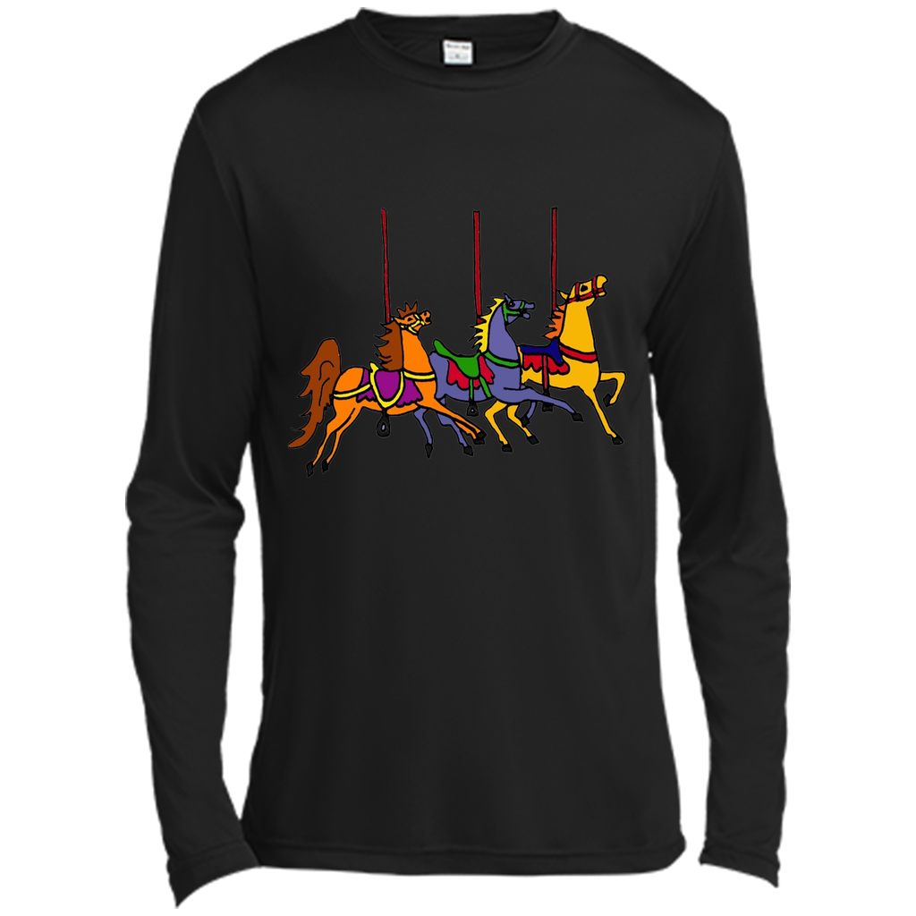 Smiletodaytees Fun Carousel Horses Art T-shirt