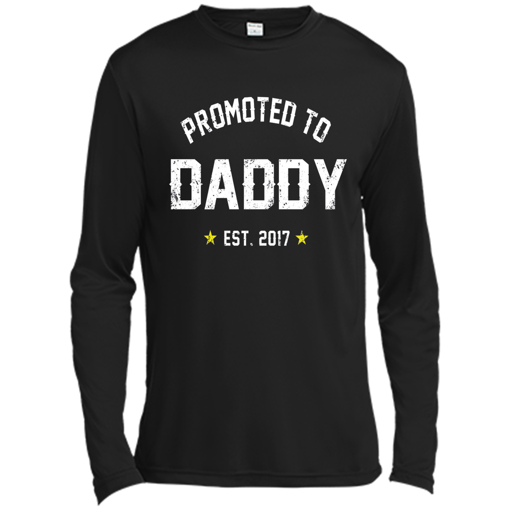 Men's Promoted To Daddy Shirt Gift For New Dad Est. 2017 T-Shirt