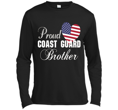 Pride U.S. Army - Proud Coast Guard Brother Heart T-shirt shirt