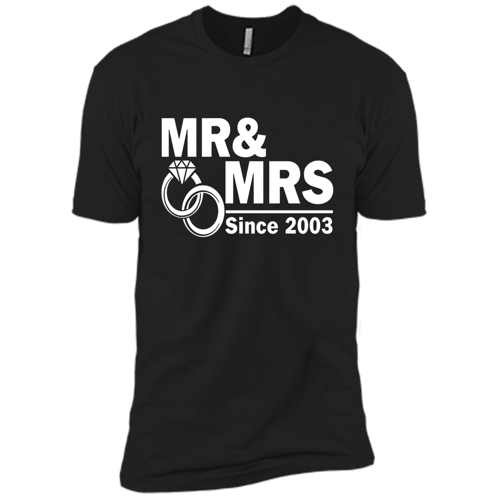 Mr And Mrs Since 2003 T Shirt- 14th Wedding Anniversary