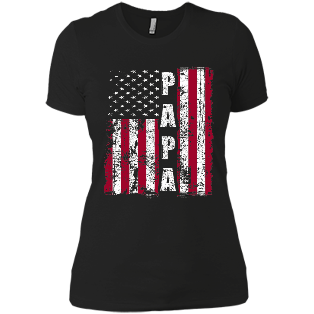 PAPA American Flag T-Shirt Father's Day 2017 Gifts