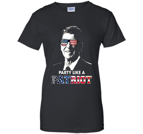 Party Shirt Like A Patriot Reagan USA Pride vintage