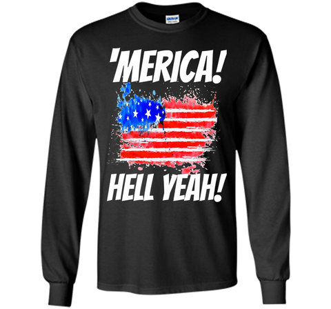 'Merica Hell Yeah TShirts! Tee For Proud Patriotic Americans