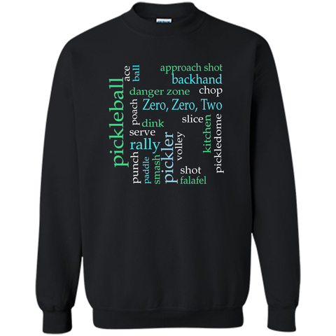 Pickleball Jargon Words t-shirt for Pickler