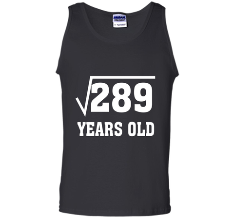 Square Root Of 289 Funny 17 Years Old T-Shirt 17th Birthday