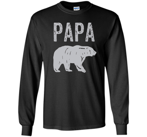 Mens Vintage Effect Papa Bear T-Shirt
