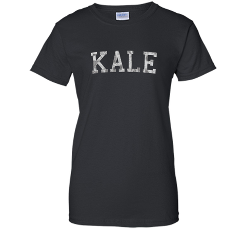Retro Kale University Funny Vegan T-Shirt