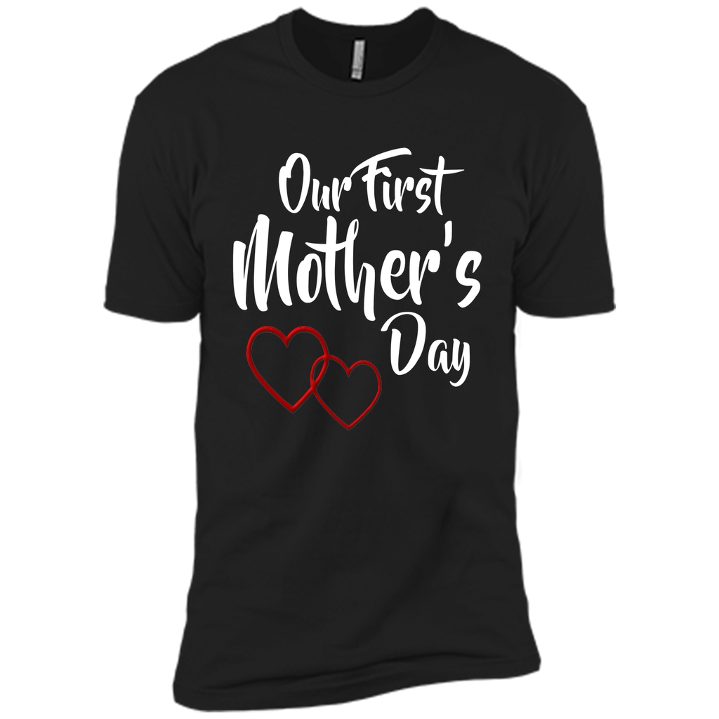 cute our first mothers day lovely hearts shirt mothers day