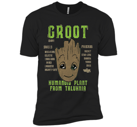 Marvel Groot Guardians of Galaxy 2 Skills Graphic T-Shirt