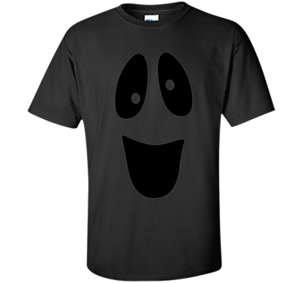 Funny Ghost Face Halloween T-Shirt Custom Ultra Cotton