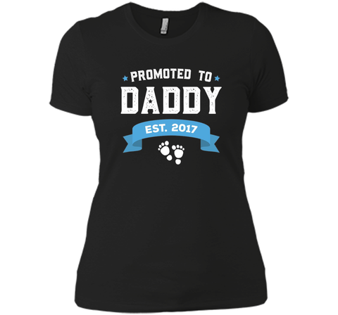 Promoted To Daddy Est. 2017 Gift For New Daddy T-Shirt Baby