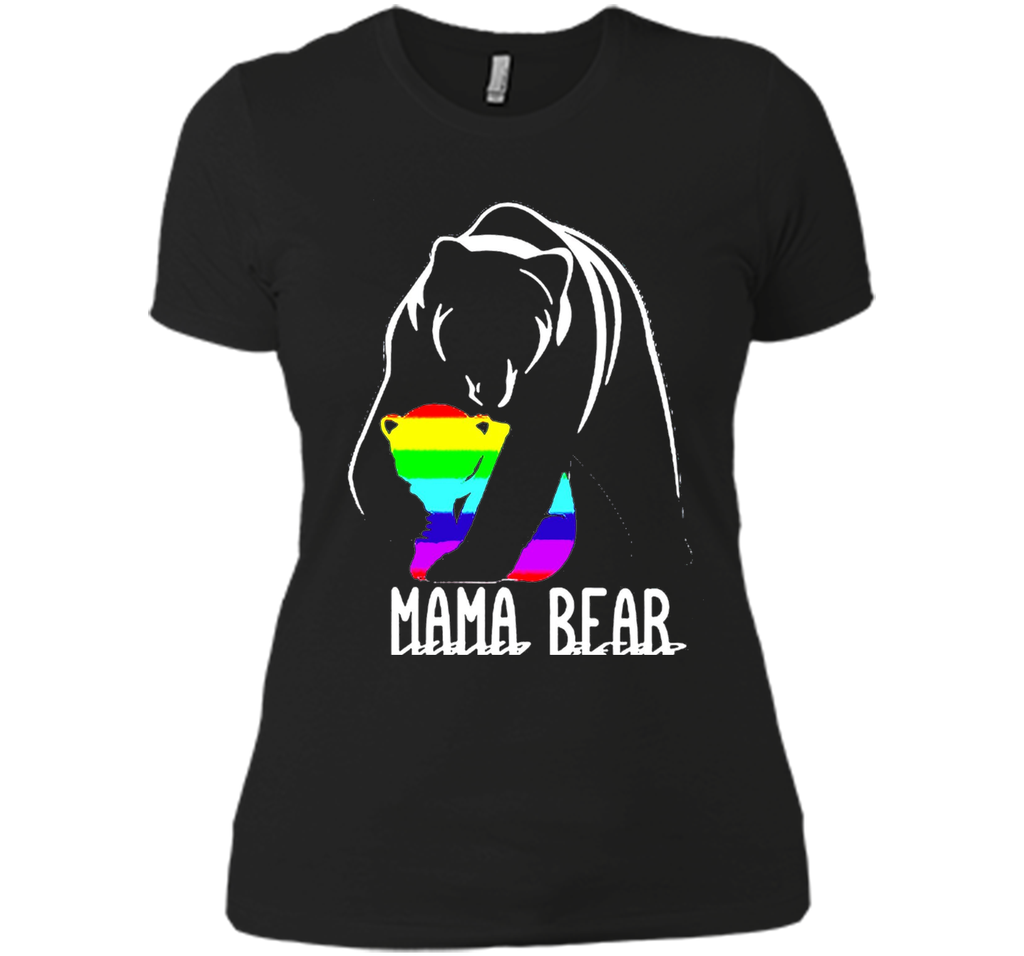 mama nana mum bears gay pride lgbt love rainbow t shirt