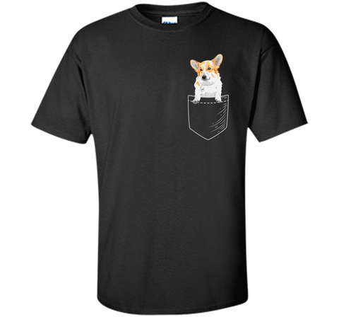 Corgi in Pocket Shirt