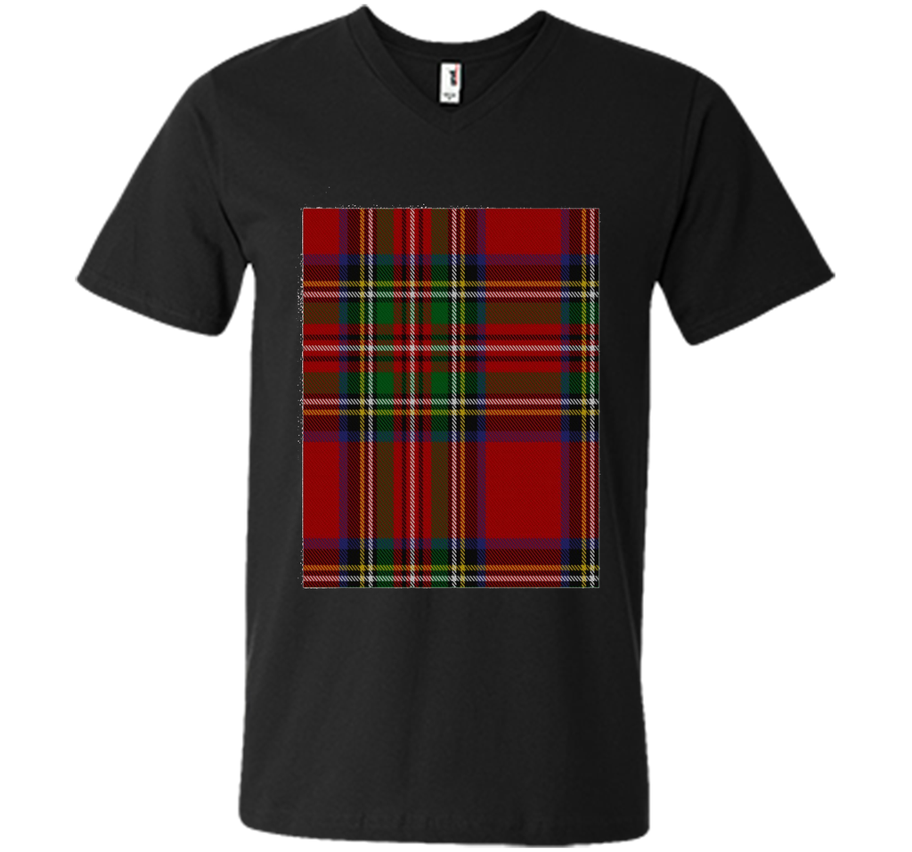 Royal Stewart Tartan T-Shirt Queen Elizabeth II Punk