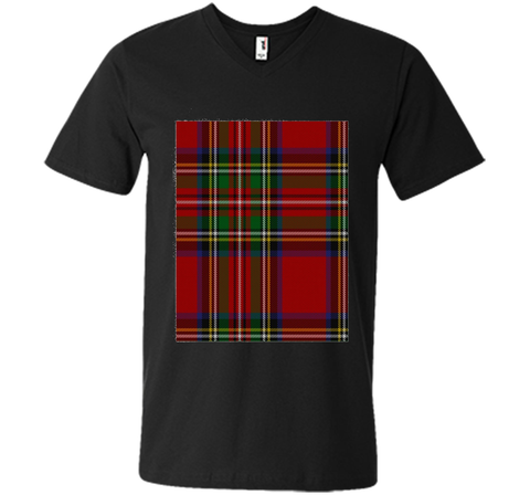 Royal Stewart Tartan T-Shirt Queen Elizabeth II Punk