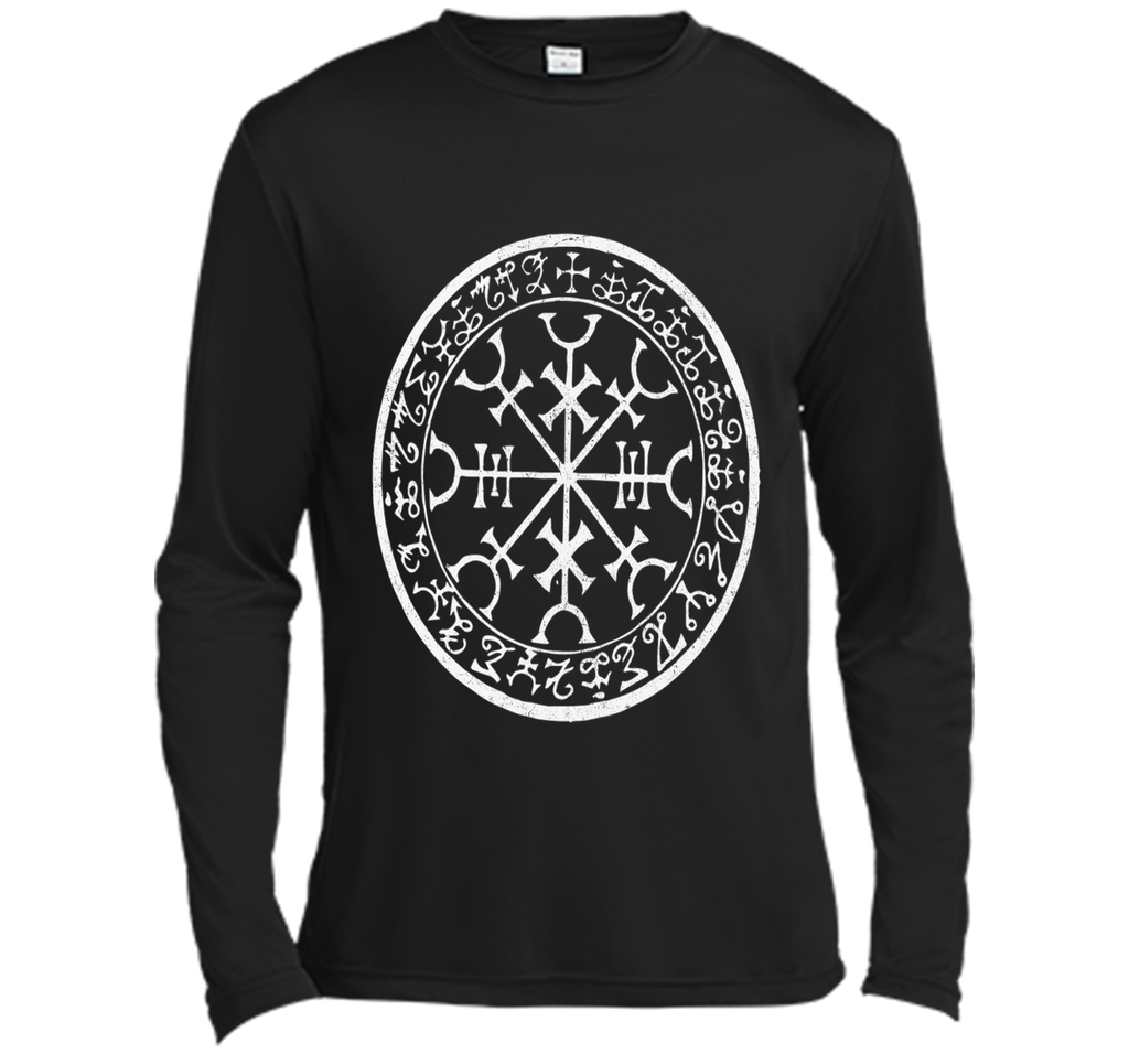 Seal of the Traveler Tee Pagan Occult Witch Wiccan Long Sleeve Moisture Absorbing T Shirt