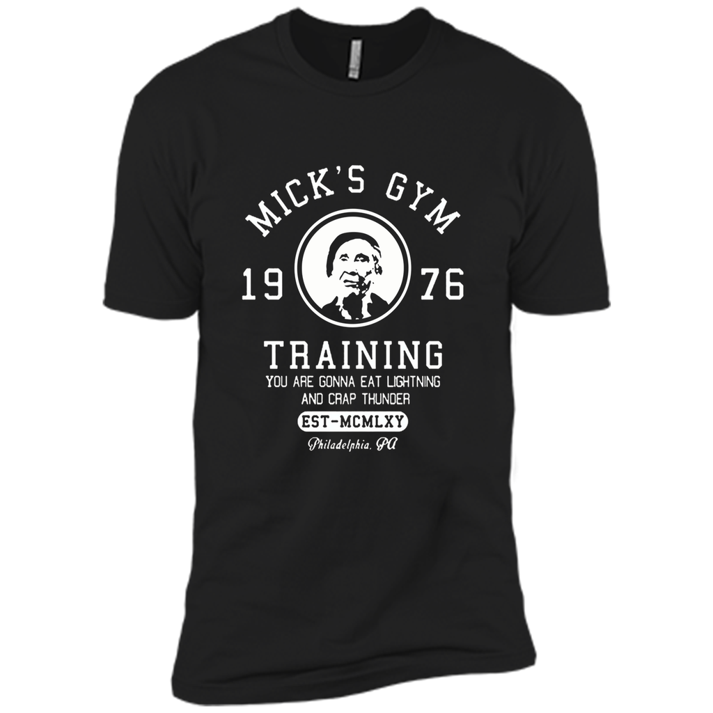 Micks Gym T Shirt  1976 Training mr happy