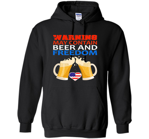 Warning May Contains Beer And Freedom Shirt