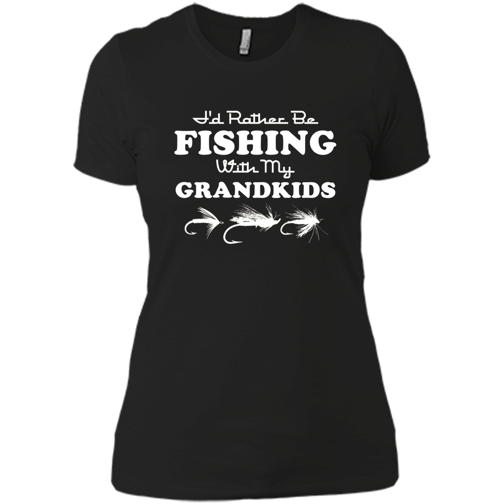 I'd Rather Be Fishing With My Grandkids T-Shirt For Grandpa