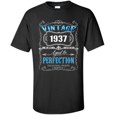 Vintage born in 1937 tshirt 80 Years old birthday