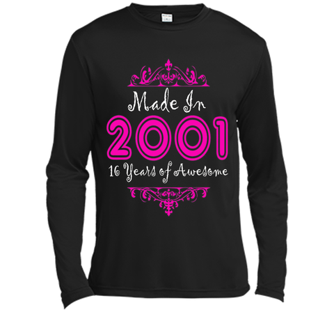 Age 16 Years 2000 2001 Perfect 16th Birthday Gift T-Shirt