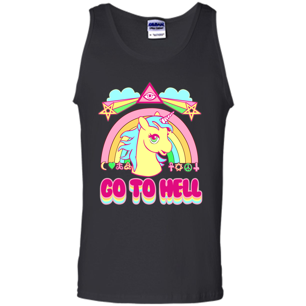 Go To Hell - Unicorn T shirt