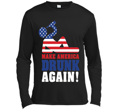 Make America Drunk Again T Shirt Funny 4th of July Shirt