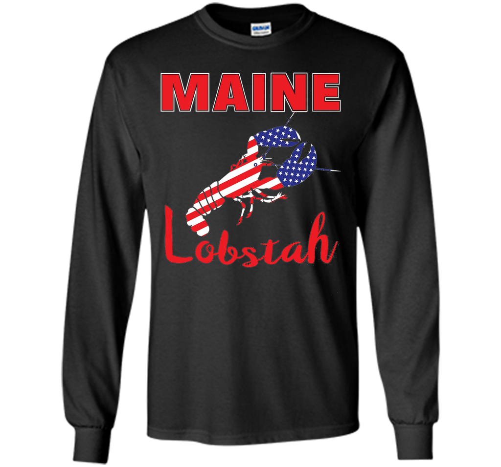 Maine American Lobstah, Lobster 4th of July Tshirt