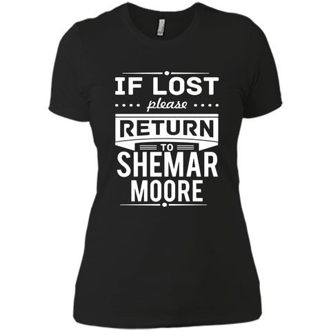shemar moore - if lost please return to shemar moore T-Shirt