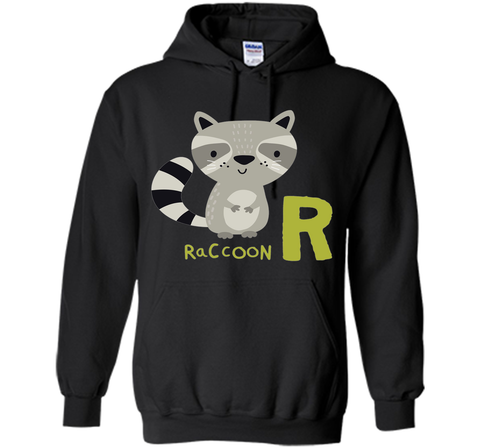 Alphabet Animals Raccoon T-Shirt