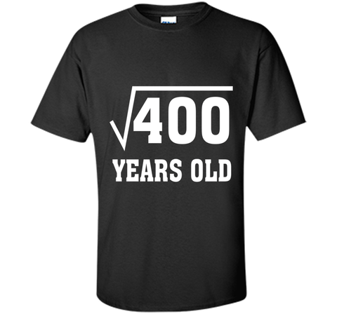 Square Root Of 400 Funny 20 Years Old T-Shirt 20th Birthday
