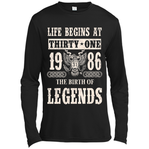 Life Begin At Thirty-One 1986 T Shirt