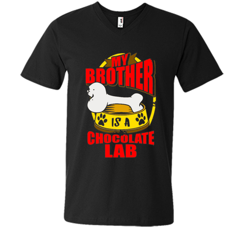 My Brother Is A Chocolate Lab Funny Dog shirt