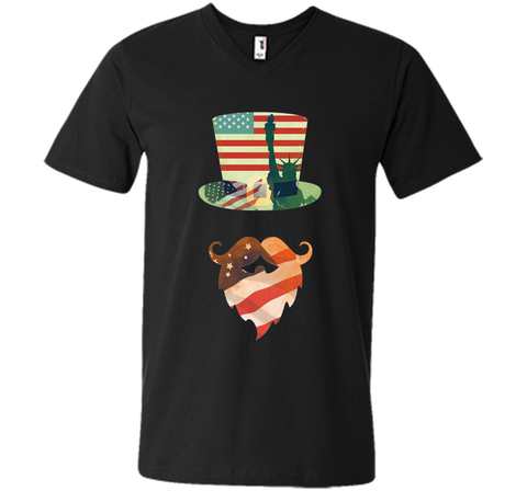 Funny Dabbing Shirt Patriotic Sam United States Of America