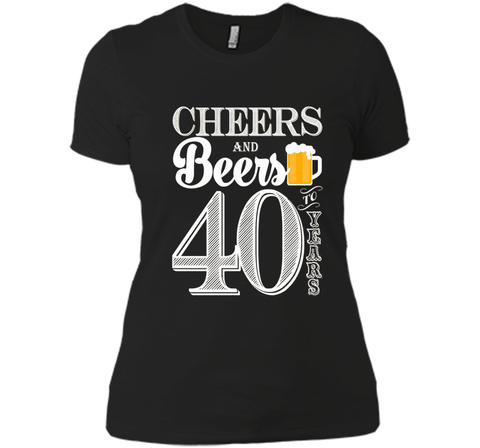 Cheers And Beers To My 40 Years - 40th Birthday Gift T-Shirt