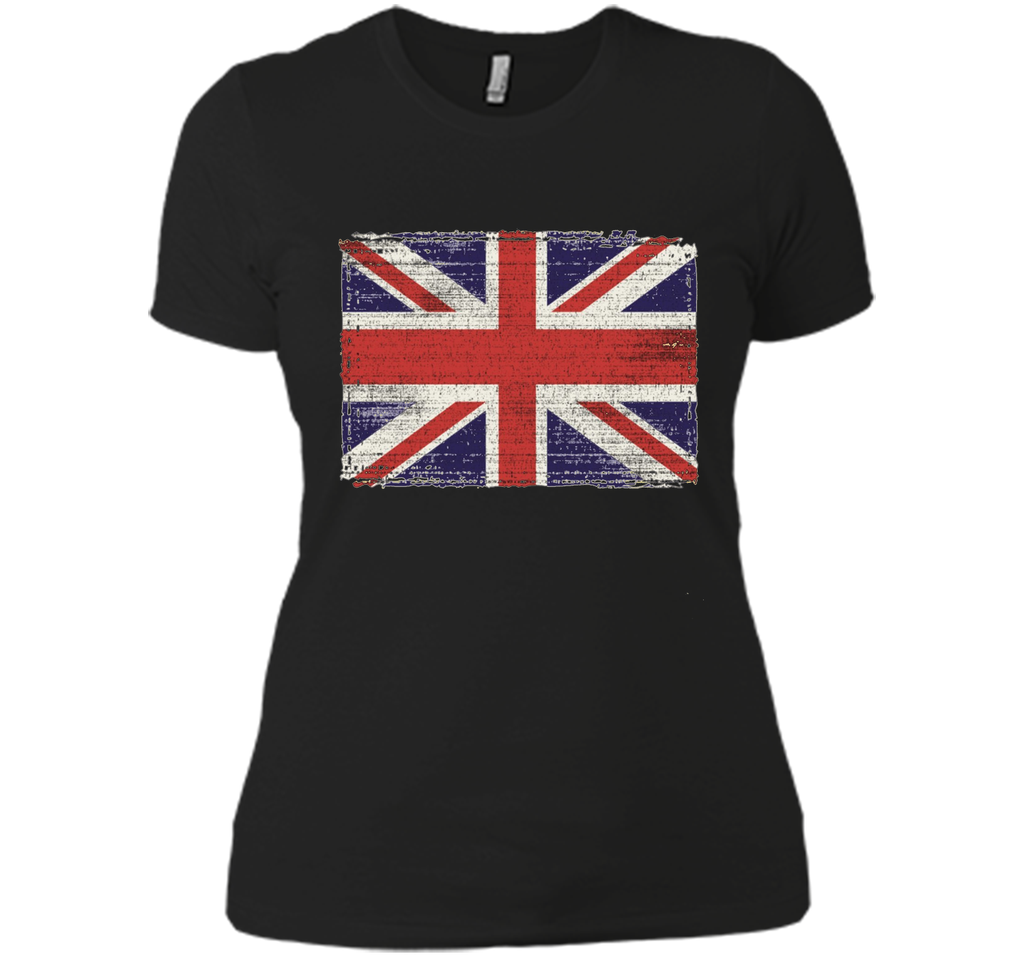 Union Jack T-shirt Vintage UK Flag Tee British Retro Flag
