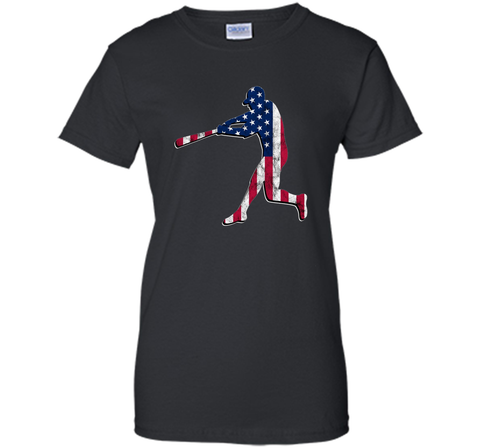 Cool Baseball Flag Shirt USA 4th of July for Men Boys Women