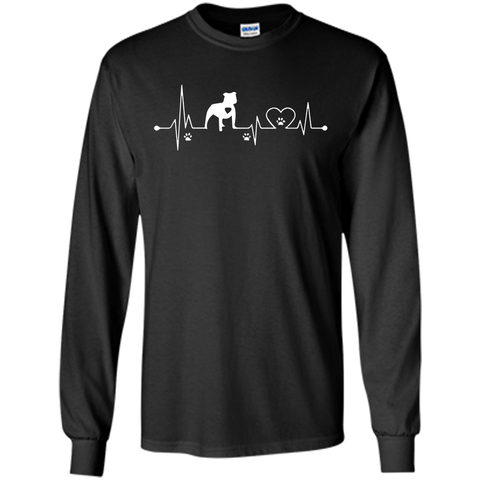 Heartbeat Dog All Pitbull T-shirt Birthday Gift