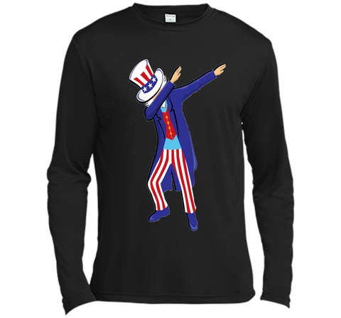 Dabbing Uncle Sam Shirt Funny 4th of July Boys Girls Adults