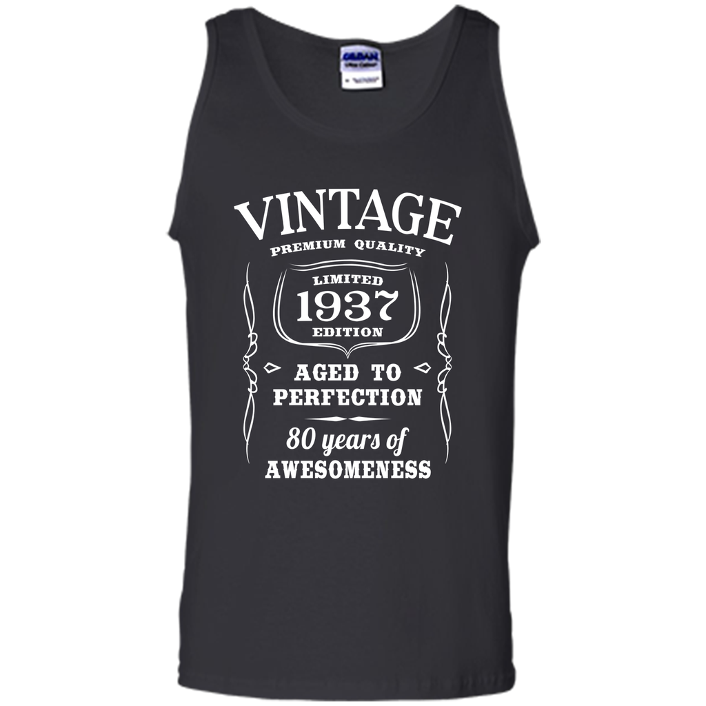 80th Birthday Gift T-Shirt Limited 1937 Edition